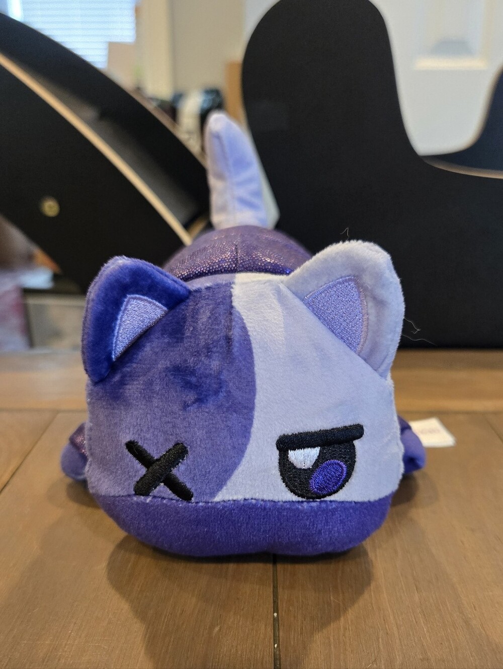 Aphmau MeeMeows Zane Purple Cat Plush Glitter Edition Series 6